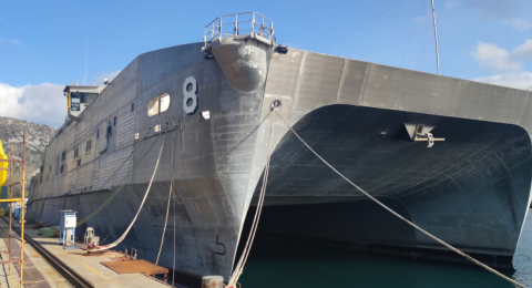 Heat Exchanger Inspection on the USNS Yuma