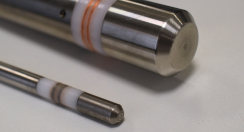 We produced our tiniest eddy current bobbin probe to date